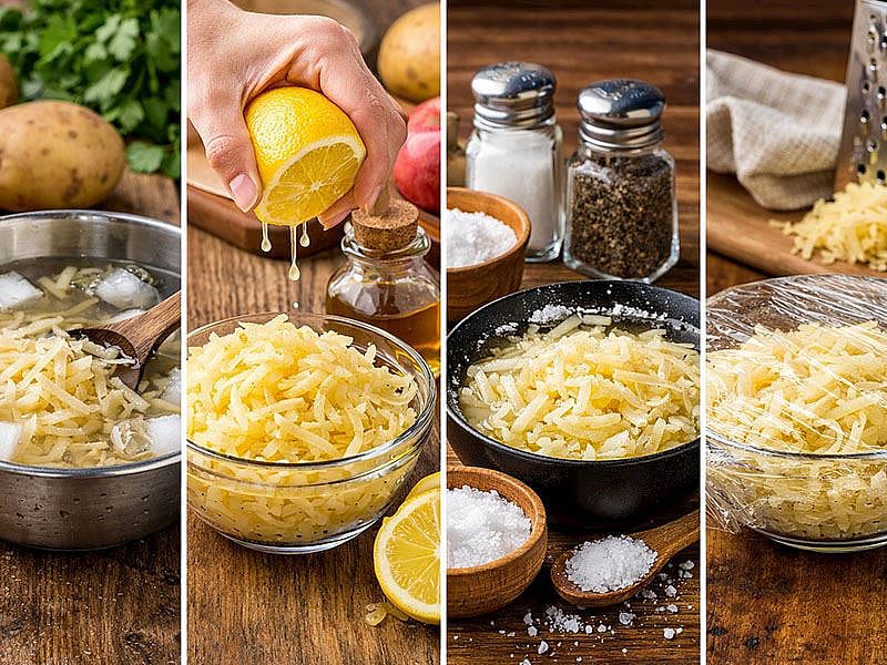 Rendelenmiş Patatesin Kararmaması İçin Ne Yapmalı?