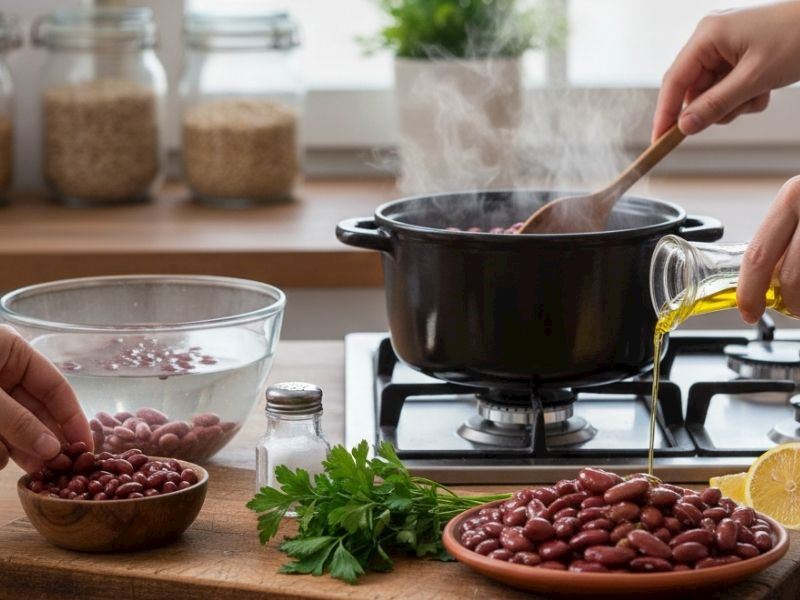 Sade Barbunya Nasıl Yapılır? 