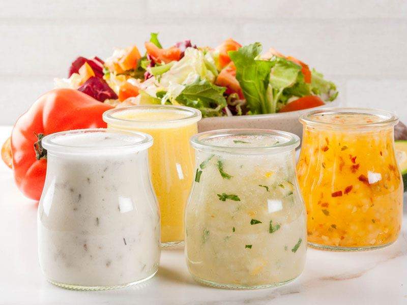 Sağlıklı Salata Sosları: 5 Farklı Sağlıklı Salata Sosu