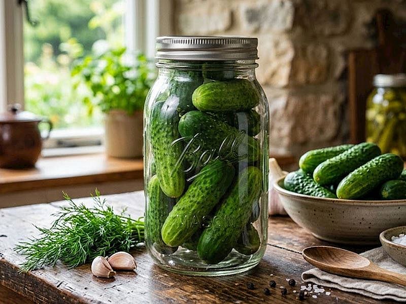 Salatalık Kavanozda Nasıl Saklanır?