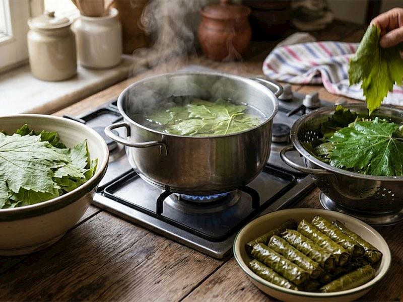 Sarma Yapmadan Önce Yaprak Haşlanır Mı?