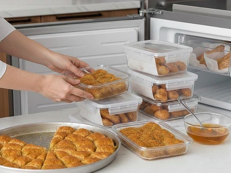 Şerbetli Tatlı Buzluğa Konur mu?