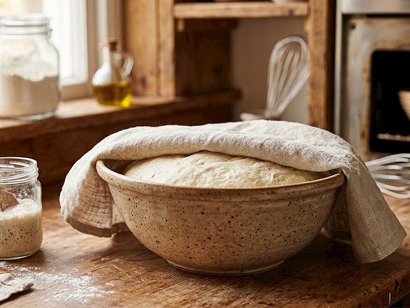 Tam Kıvamında Ekmek Yapmak İçin Hamur Mayalama Tüyosu