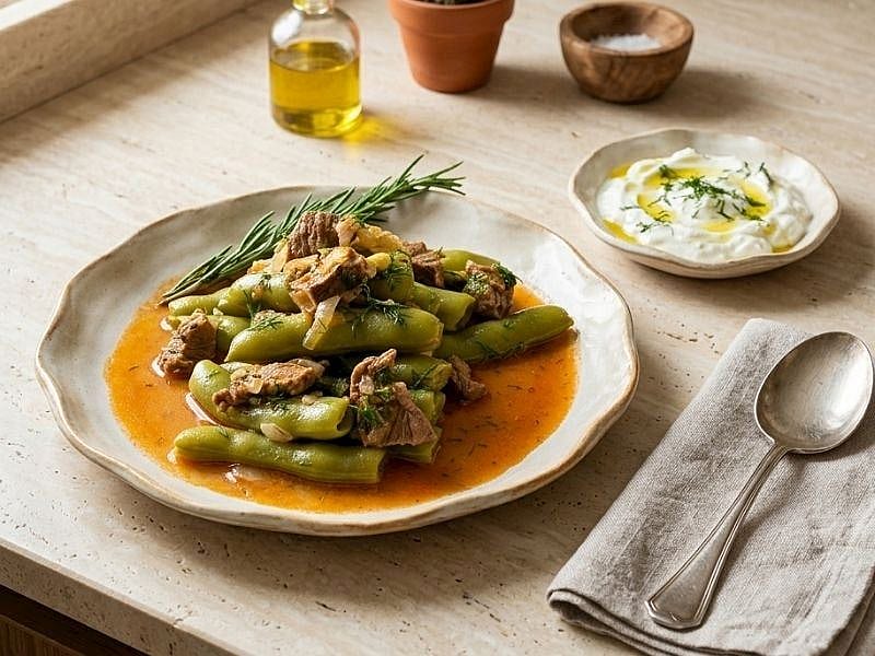 Taze Bakla Yemeğine Kuşbaşı Et Konur Mu? 