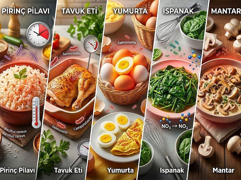 Tekrar Isıtılmaması Gereken 5 Yiyecek