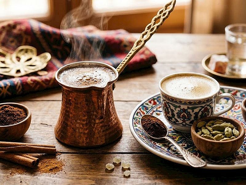 Türk Kahvesine 1 Kaşık Eklendiğinde Lezzetini Aromalandıran Şey