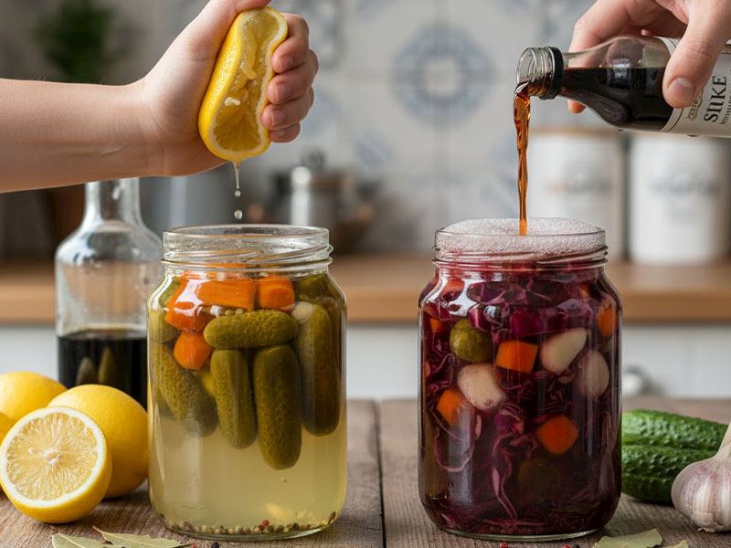 Turşuya Limon Mu Katılır Sirke Mi?