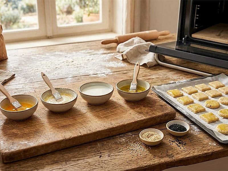 Tuzlu Kurabiyenin Üstüne Ne Sürülür?