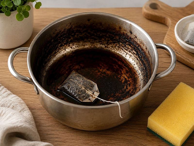 Yanmış Tencerenin İçine Bir Adet Poşet Çay Atarsanız Ne Olur?
