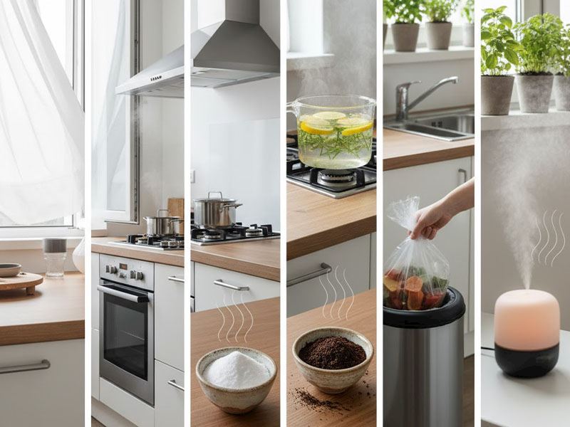 Yemek Kokusunu Evden Uzaklaştırmanın 5 Etkili Yöntemi