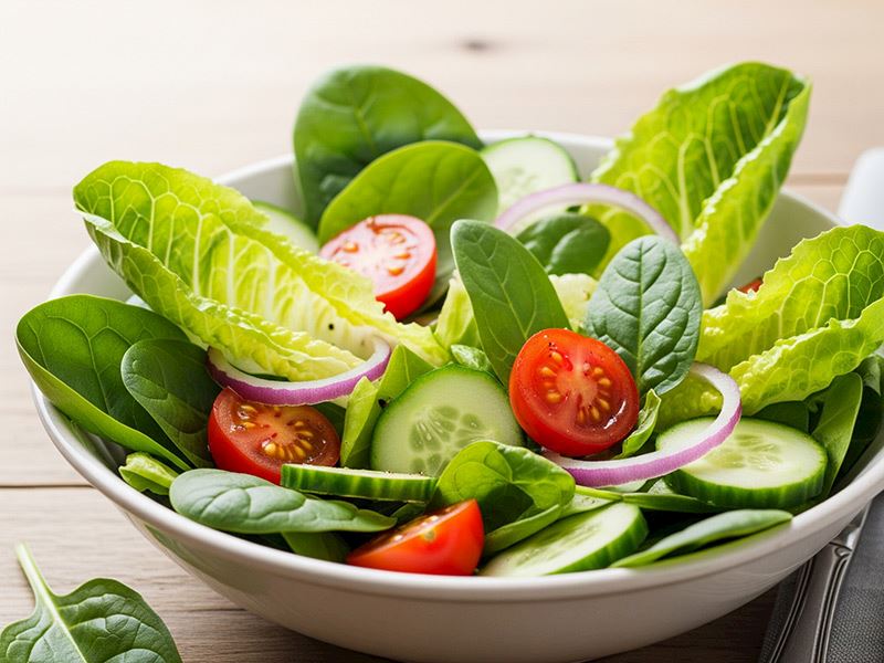 Yeşillikli Salata Nasıl Yapılır?