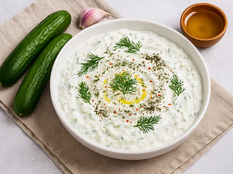 Yoğurtlu Salatalık Mezesi Nasıl Yapılır?