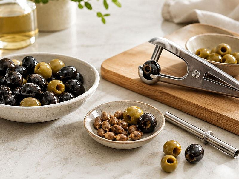 Zeytin Çekirdeğini Saniyeler İçinde Çıkaran 5 Pratik Hile