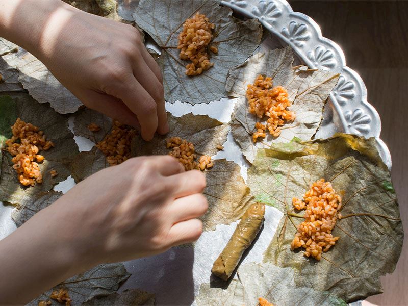 Zeytinyağlı Sarmada Salça Olur Mu?