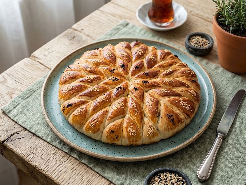 5 Dakikada Hamuru Hazır! Puf Puf Kabaran Çörek Tarifi