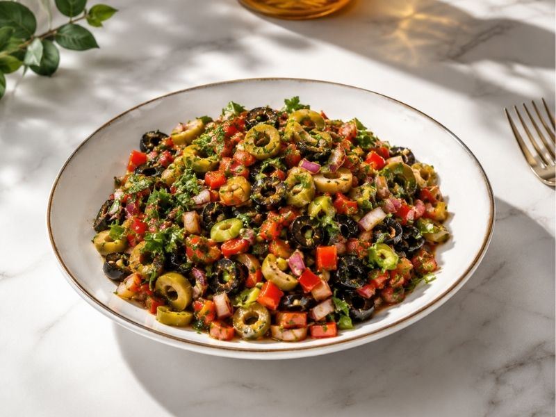 Acukalı Zeytinli Salata Tarifi