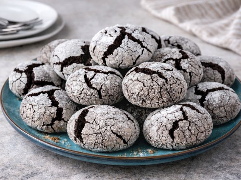 Ağızda Dağılan Kakaolu Çatlak Kurabiye Tarifi