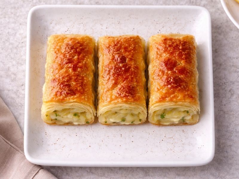 BAKLAVA YUFKASINDAN PATATESLİ BÖREK TARİFİ