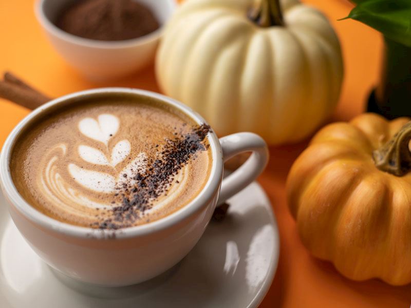 Balkabaklı Baharatlı Latte (Pumpkin spice latte)