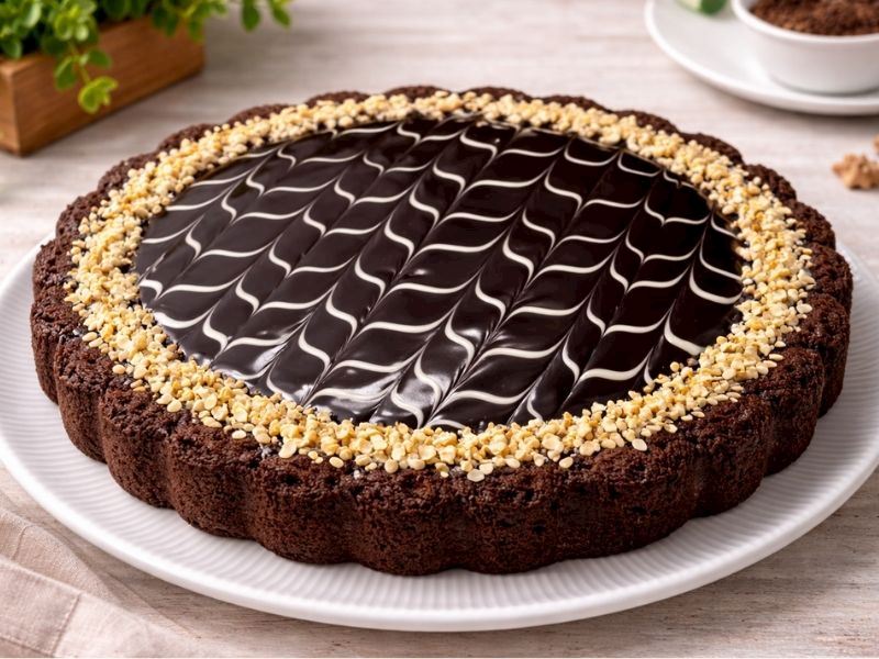 ÇİKOLATA SOSLU YUMUŞACIK TART KEK TARİFİ