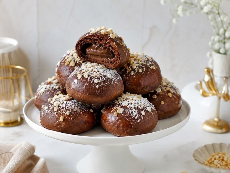 ÇİKOLATALI KAKAOLU POĞAÇA TARİFİ