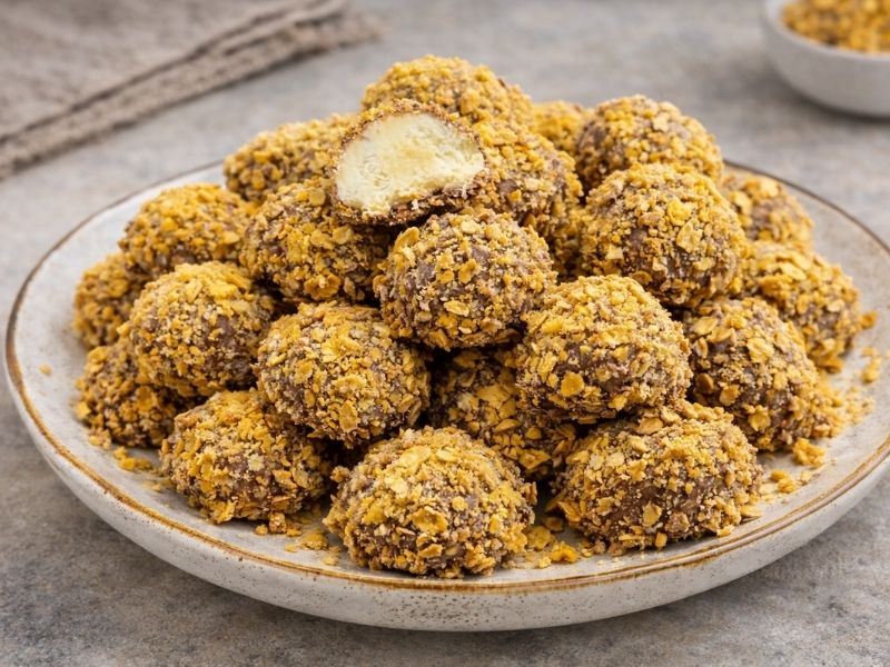 Çikolatalı Mısır Gevrekli Kurabiye Tarifi