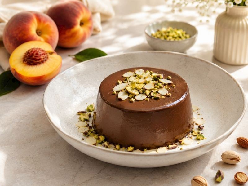 Çikolatalı Şeftali Mousse Tarifi