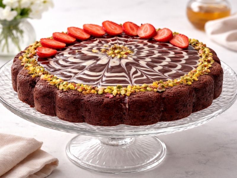 Çikolatalı Tart Kek Tarifi