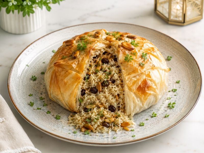 ÇITIR YUFKALI ŞAH PİLAVI TARİFİ