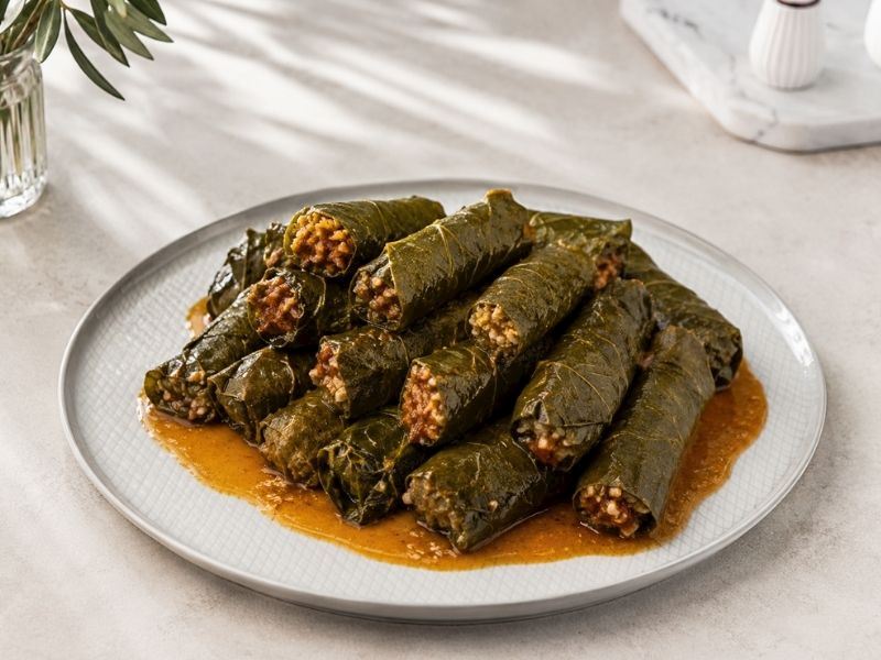 DAĞILMAYAN BULGURLU ETLİ PAZI SARMASI TARİFİ