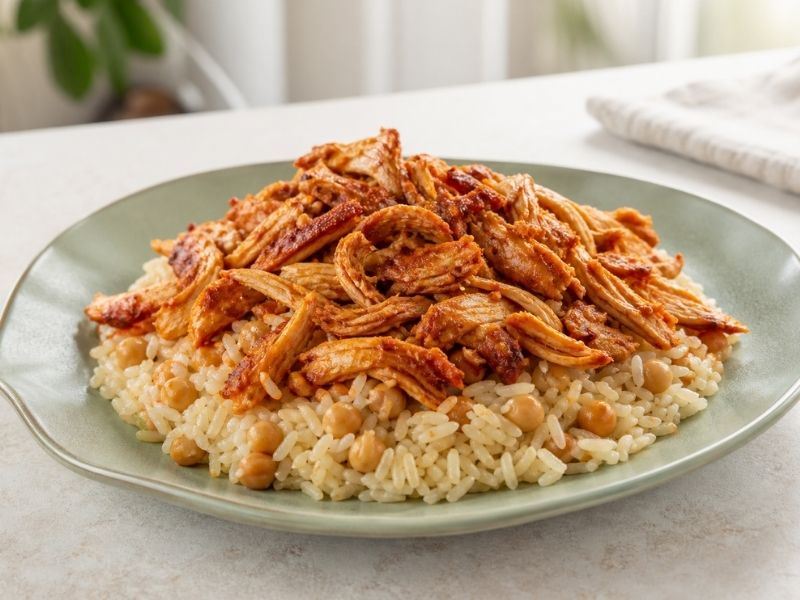 Döner Lezzetinde Tavuklu Pilav Tarifi