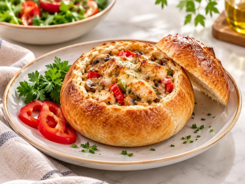 Ekmekli Tavuk Kebabı Tarifi