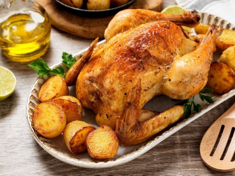 FIRINDA BÜTÜN TAVUK TARİFİ