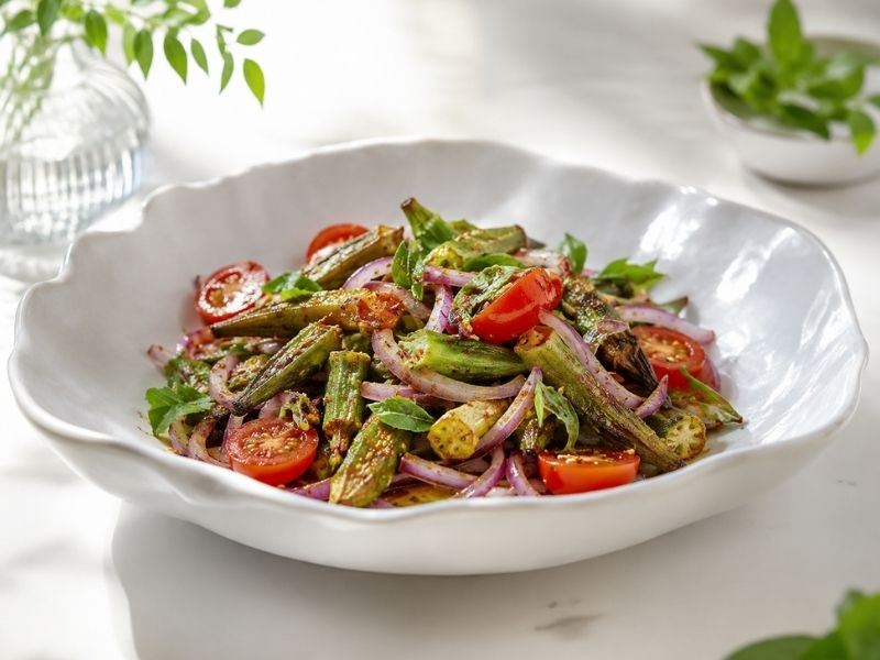 FIRINDA ÇITIR BAMYA SALATASI TARİFİ