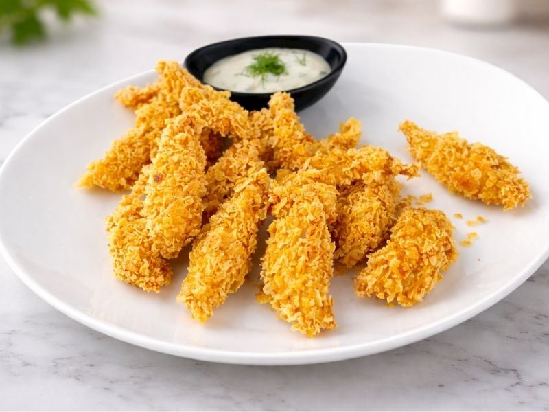 Fırında Çıtır Parmak Tavuk Tarifi