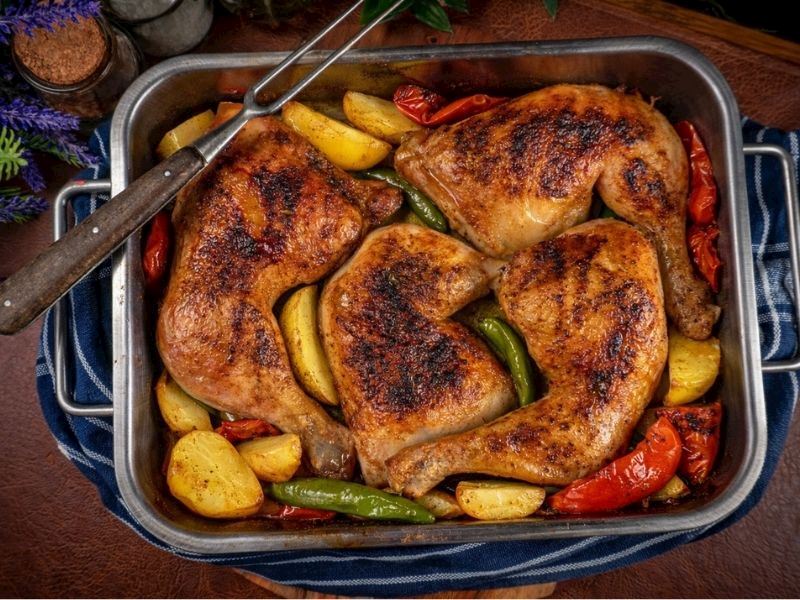 Fırında Soslu Tavuk But Tarifi