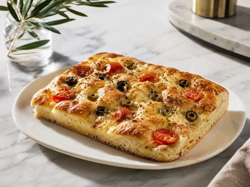 Gece Mayalanan Focaccia Tarifi