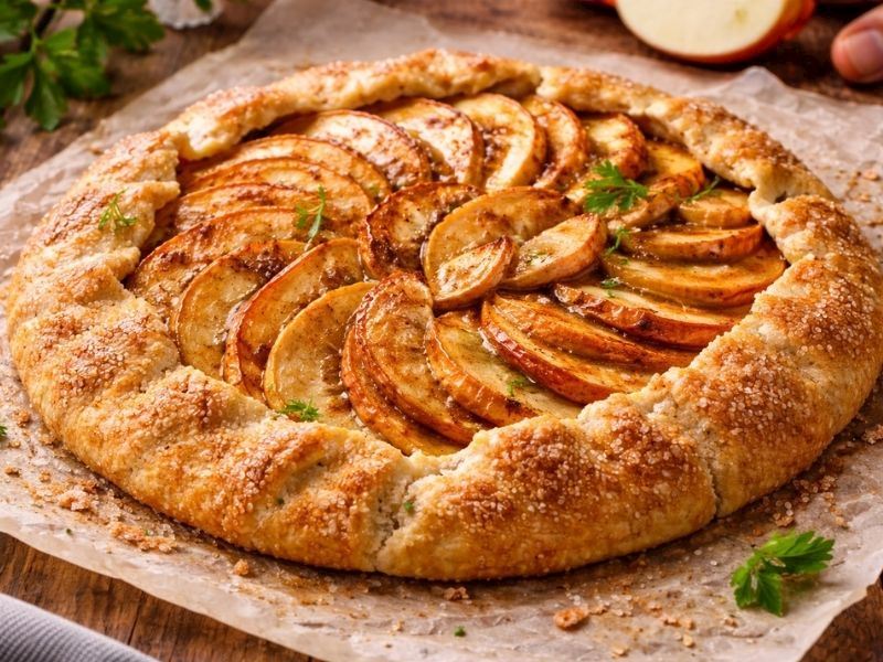 Glutensiz Elmalı Galette Tarifi 