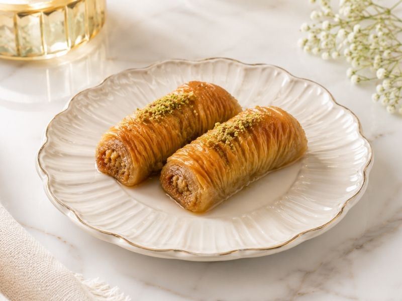 HAZIR YUFKADAN BURMA BAKLAVA TARİFİ