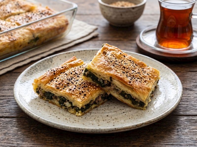 ISPANAKLI KIYMALI BÖREK TARİFİ