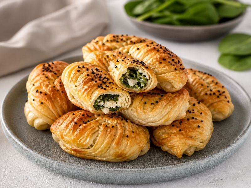 ISPANAKLI MİDYE BÖREK TARİFİ