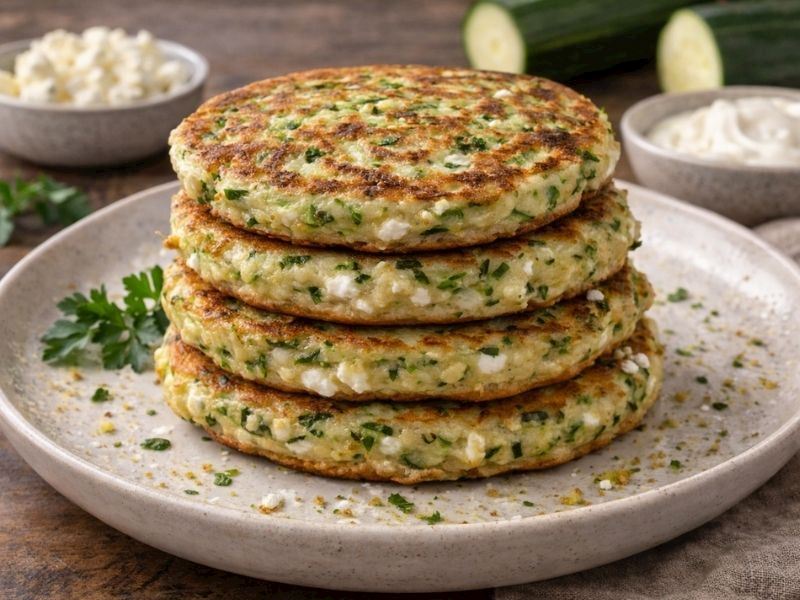 KABAKLI BEYAZ PEYNİRLİ PANKEK TARİFİ 