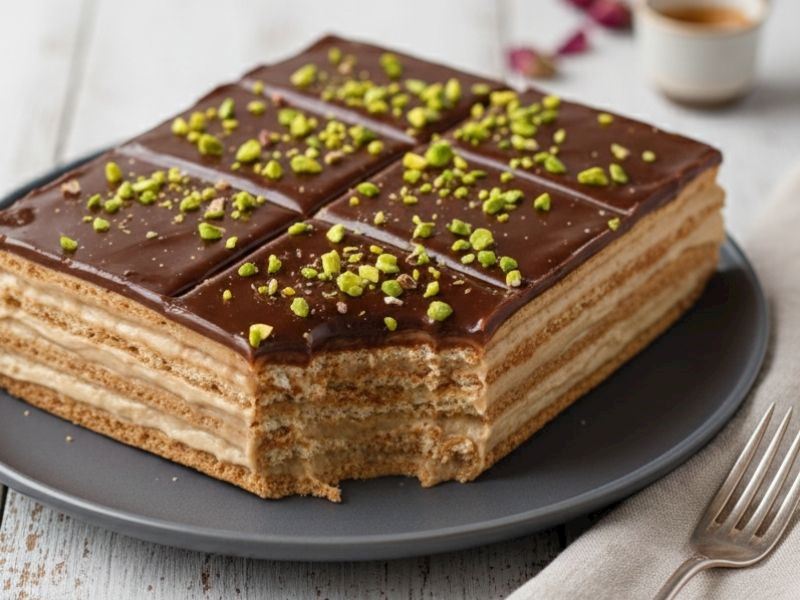 Kahveli Bisküvili Pasta Tarifi