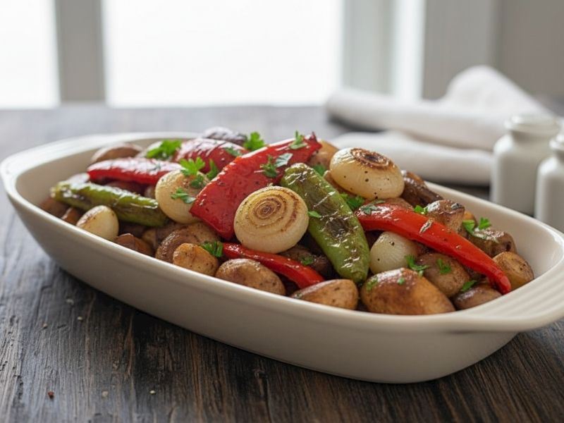 Karamelize Sebzeli Mantar Sote Tarifi