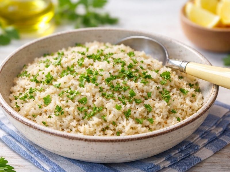 Karamelize Soğanlı Pirinç Pilavı Tarifi