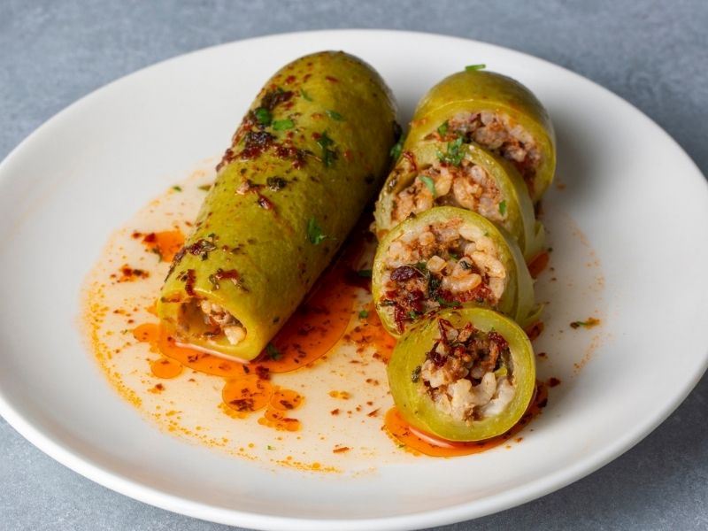  KIYMALI KABAK DOLMASI TARİFİ