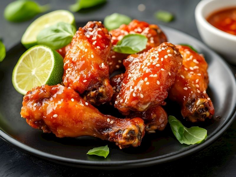 Korean Fried Chicken Sweet And Spicy (Kore Usulü Tatlı ve Acılı Kızarmış Tavuk) Tarifi
