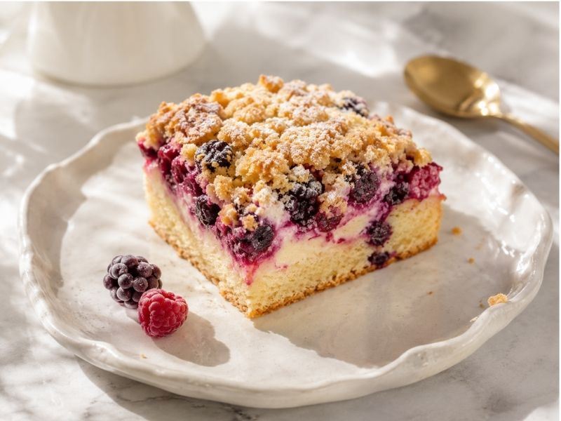 LABNELİ ORMAN MEYVELİ CRUMBLE KEK TARİFİ