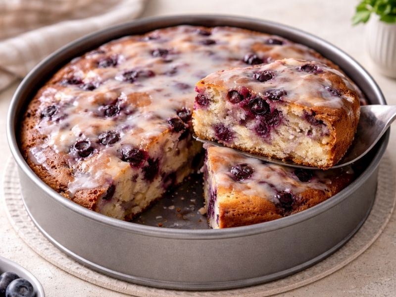 Limonlu Yaban Mersinli Kek Tarifi