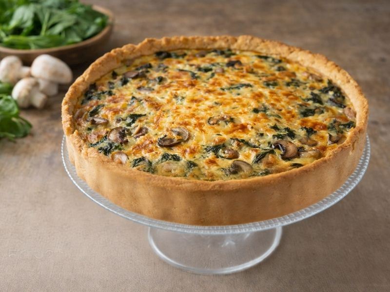 MANTARLI ISPANAKLI KİŞ TARİFİ 